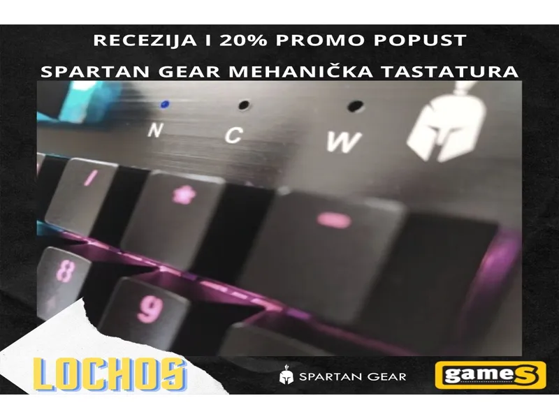 Spartan Gear Lochos tastatura - Prijatno iznenađenje za mnoge