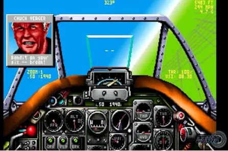 Chuck Yeager: Yeager je obeležio tri velika Electronic Arts flight simulatora