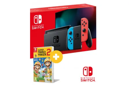 Konzola Nintendo Switch (Red and Blue Joy-Con) + Super Mario Maker