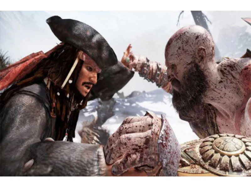 God of War, Jack Sparrow i Davy Jones