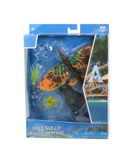 Action Figure Avatar The Way of Water - Jake Sully & Skimwing 