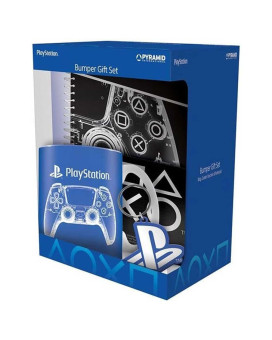 Gift Set - Playstation X-Ray  - Šolja, Podmetač, Privezak & Sveska 