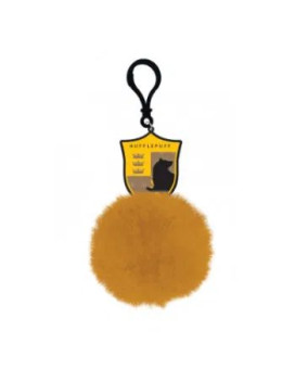 Privezak Harry Potter - Hufflepuff Shield - Pom Pom Keychain 