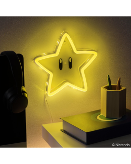 Lampa Paladone - Super Mario - Super Star Wall Mountable LED Neon Light 