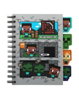 Sveska Minecraft - Notebook with Dividers 