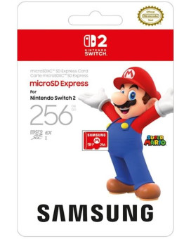Samsung Memory Card Micro SDXC 256GB - Mario Logo 