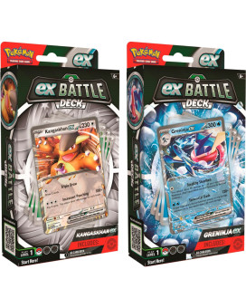 Board Game - Pokemon - Tcg Ex Battle Deck - Kangaskhan & Greninja 