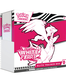 Društvena igra - Pokemon - TCG Scarlet & Violet - White Flare Elite Trainer Box 