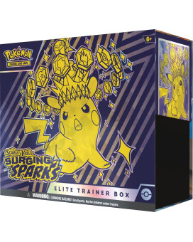 Board Game - Pokemon - TCG Scarlet & Violet - Surging Sparks - Elite Trainer Box 