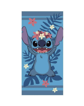 Peškir Aymax - Disney - Stitch Flowers  70x140cm 