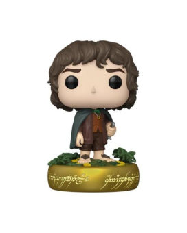 Bobble Figure Movies - The Lord of the Rings POP! - Frodo Baggins On Ring #1832 