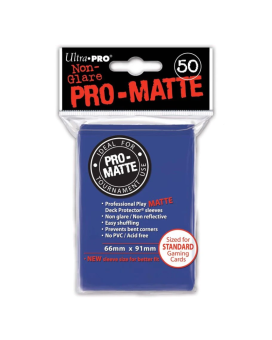 Ultra Pro Matte Standard Deck Protector Sleeves 50 - Blue 