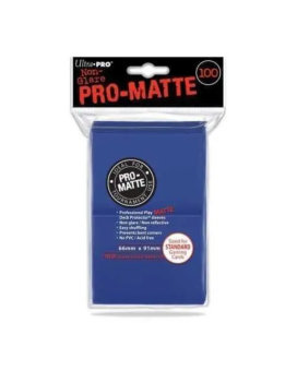 Ultra Pro Matte Deck Protector Sleeves 100 Standard - Blue 