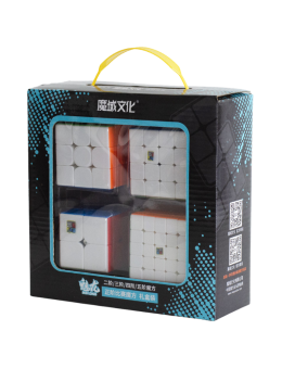Rubikova kocka - MoYu Meilong 2345 Gift Box Stickerless 