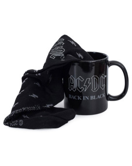 Gift Set - AC/DC - Back in Black - Šolja & Čarape 