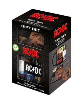 Gift Set - AC/DC - Classic Albums - Šolja & Podmetač & Privezak 