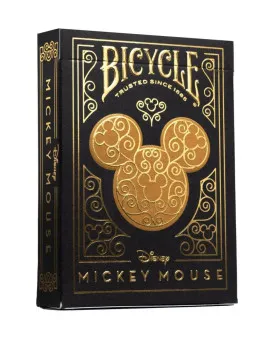 Karte Bicycle - Black and Gold Mickey - Playing Cards 