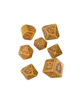 Kockice Q Workshop - Harry Potter - Gryffindor Modern Dice Set - Gold (7) 