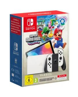 Konzola Nintendo Switch OLED (White Joy-Con) + Super Mario Bros. Wonder + 12 Mon 