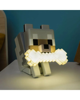 Lampa Paladone Minecraft - Wolf GloBuddies Light 