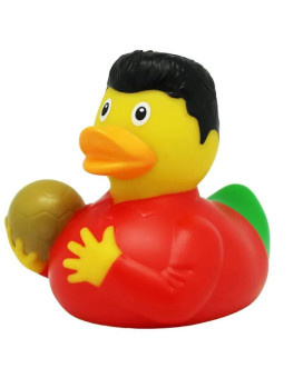 Lilalu Patkica - Football Star - Rubber Duck - green 