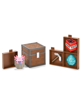 Action Figure Minecraft Inventory Chest - Caves 