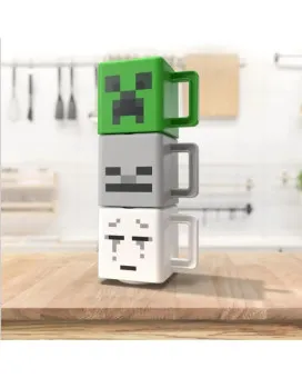 Šolja Paladone Minecraft - Set of 3 Stacking Mugs 