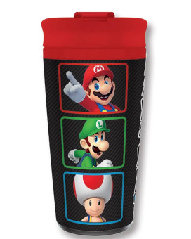 Termos šolja Super Mario - Colour Blocks - Metal Travel Mug 
