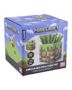 Držač za olovke Paladone - Minecraft - Grass Block - Pen and Plant Pot 