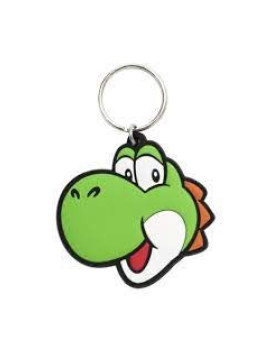 Privezak Super Mario - Yoshi 6 Cm - Rubber Keychain 