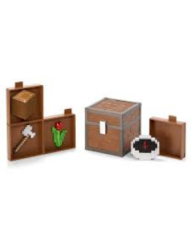 Action Figure Minecraft Inventory Chest - Forest 
