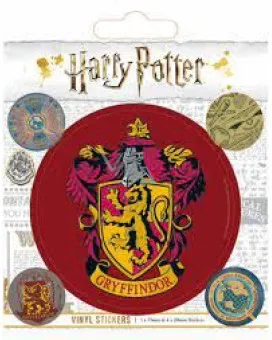 Set Samolepljivih Nalepnica Harry Potter - Gryffindor 