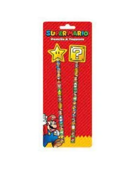 Pen Set Super Mario - Star & Question Block 
