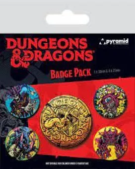 Bedževi Dungeons & Dragons - Badge Pack 