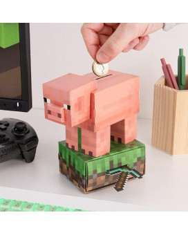 Kasica Paladone Minecraft - Pig - Money Bank - Build Your Own Money Box Kit 