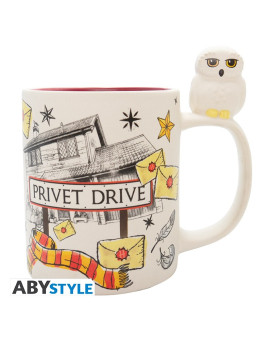 Šolja AbyStyle - Harry Potter - Hedwig & Privet Drive 3D 