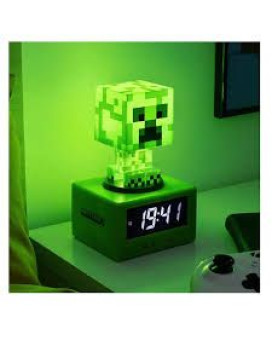 Sat Paladone Minecraft - Creeper - Alarm Clock 