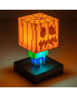 Lampa Paladone Minecraft - Zombie Jack O Lantern  Icon Light 