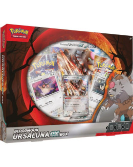 Board Game - Pokemon - TCG Bloodmoon Ursaluna ex Box 