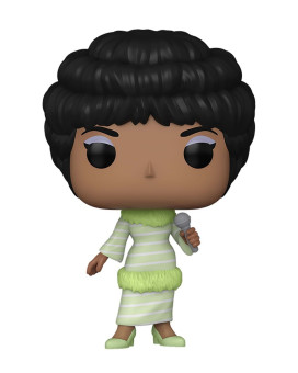Bobble Figure Rocks - Aretha Franklin POP! - Aretha Franklin Green Dress 