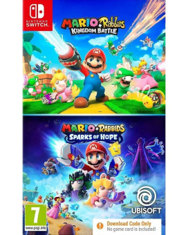 Switch Super Mario and Rabbids Double Pack(Kingdom Battle + Sparks of Hope) - Co 
