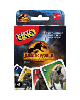 Board Game Mattel UNO - Jurassic World 3- Card Game 