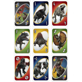 Board Game Mattel UNO - Jurassic World 3- Card Game 