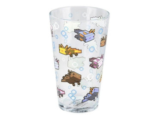 Čaša Paladone Minecraft - Axolotl Glass 