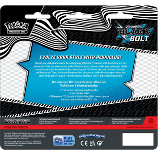 Društvena igra - Pokemon - TCG Scarlet & Violet - Tech Sticker Collection - Blac 
