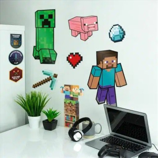 Nalepnice Paladone - Minecraft Wall Decals 