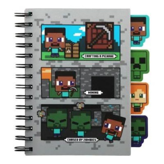 Sveska Minecraft - Notebook with Dividers 