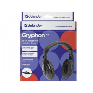 Slušalice Defender Gryphon 751 - Black 