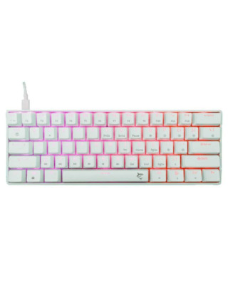 Tastatura White Shark - Shinobi 2 - White - Red switch 