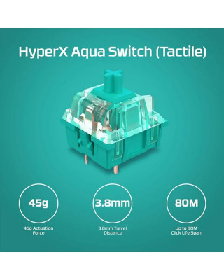 Tastatura HyperX Alloy Origins PBT - Aqua Tactile 